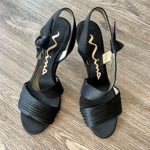 Nina black heels